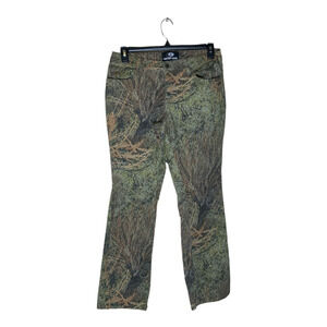 Mossy Oak Women's Camouflage Hunting Outdoor Jeans Straight Leg Pants Size 10
